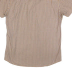 TIMBERLAND Mens Brown Check Shirt S Cotton Blend Casual Button Down