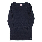 JOULES Womens Day Dress Blue Long Sleeve Short UK 10