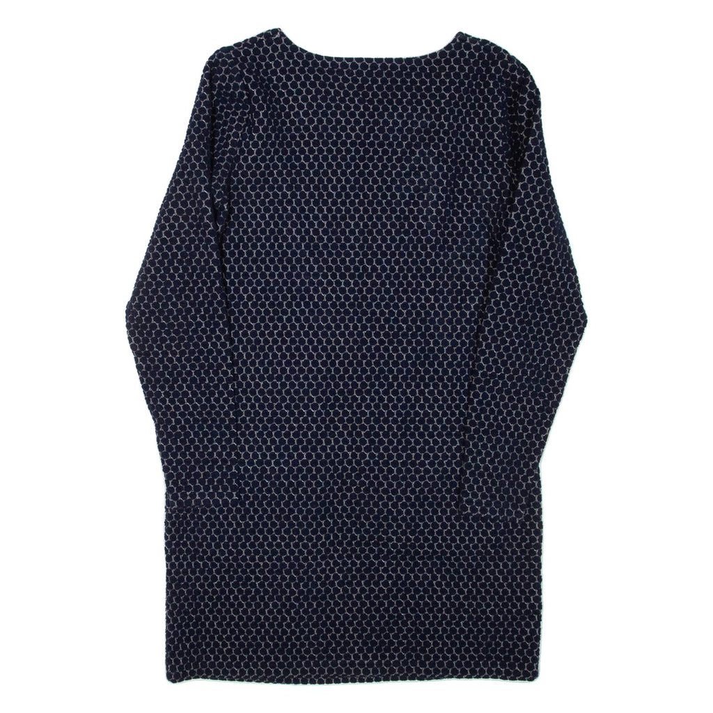 JOULES Womens Day Dress Blue Long Sleeve Short UK 10