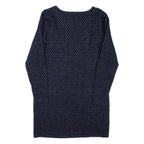 JOULES Womens Day Dress Blue Long Sleeve Short UK 10