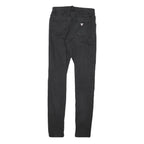 GUESS Womens Slim Black Denim Jeans W25 L28 Skinny Cotton Blend Zip