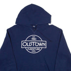 RUSSELL ATHLETIC Mens Blue Hoodie L