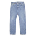LEVI'S 501 BIG E Mens Blue Regular Straight Denim Cotton Light W36 L34 Button