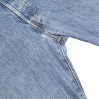 LEVI'S 501 BIG E Mens Blue Regular Straight Denim Cotton Light W36 L34 Button