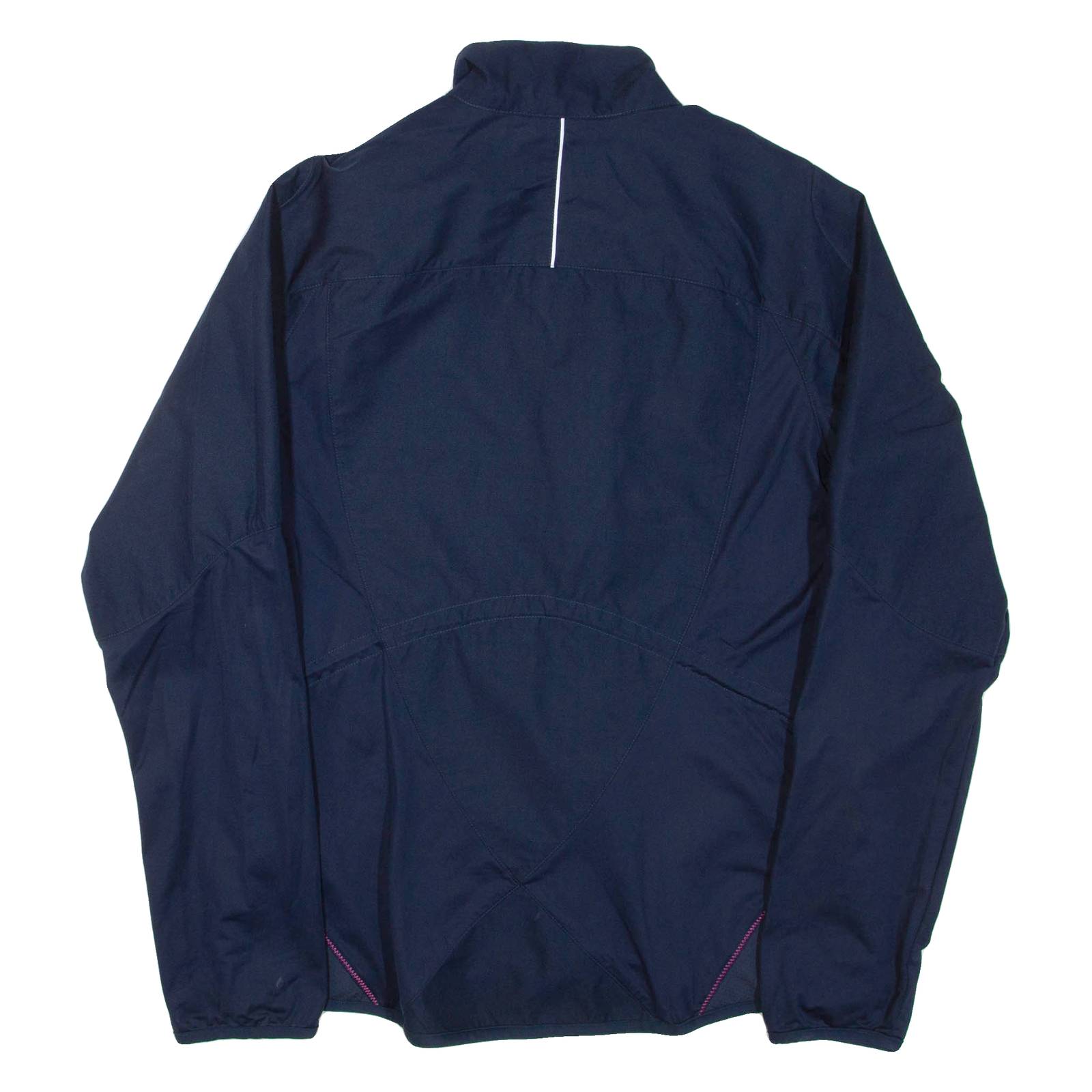 NIKE Womens Track Jacket Blue L