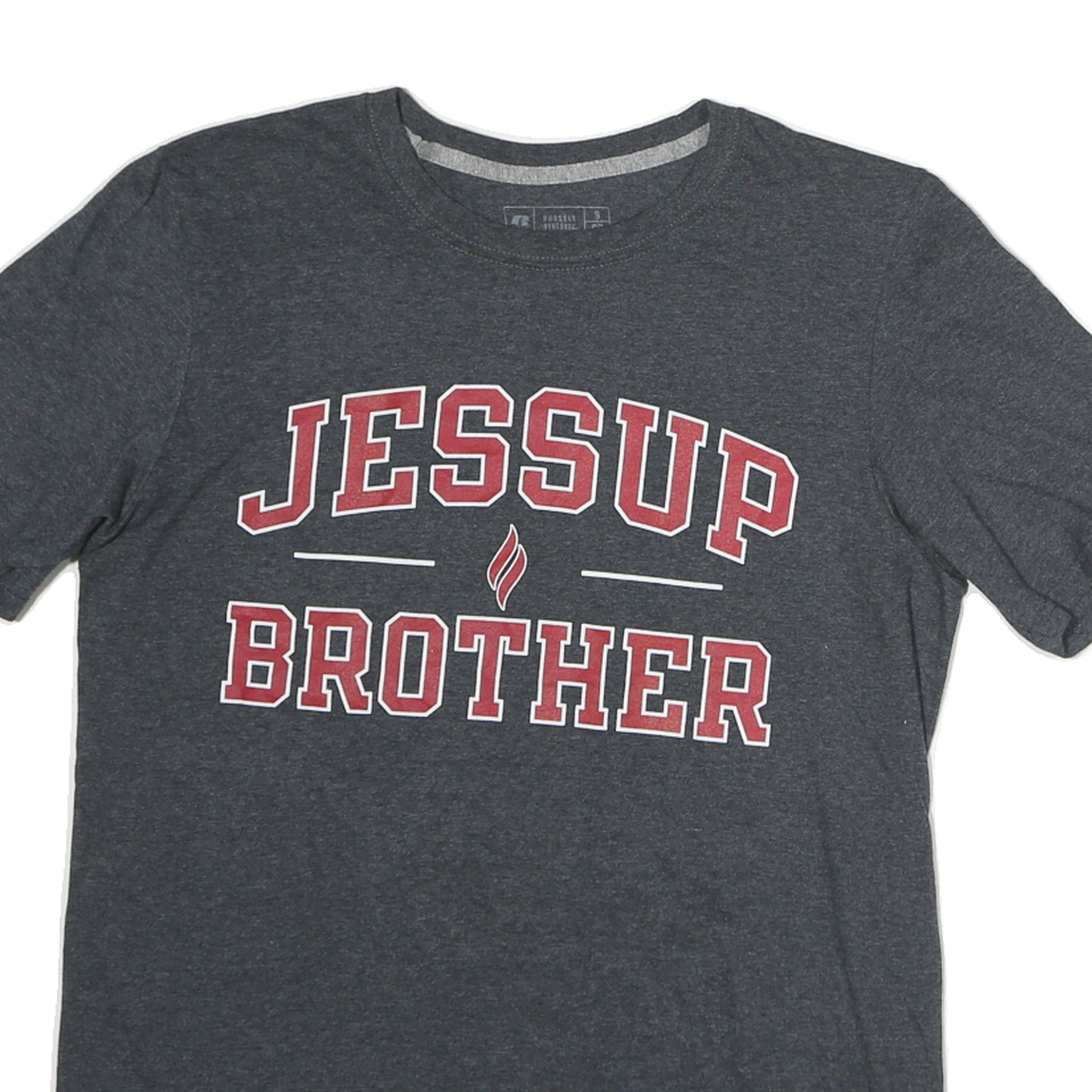 RUSSELL ATHLETIC Mens Grey Jessup Brother Graphic T-Shirt M Short Sleeve Crew