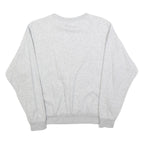 PUMA Womens Grey Cotton Blend Crew Neck M Sweatshirt Logo Print Pullover