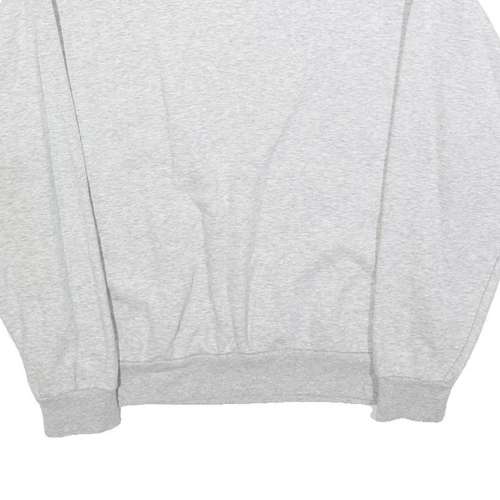 PUMA Womens Grey Cotton Blend Crew Neck M Sweatshirt Logo Print Pullover