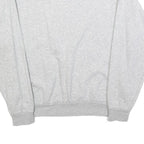 PUMA Womens Grey Cotton Blend Crew Neck M Sweatshirt Logo Print Pullover