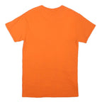 GILDAN Mens Orange Monde Couleurs Festival Graphic T-Shirt S Short Sleeve Crew