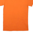GILDAN Mens Orange Monde Couleurs Festival Graphic T-Shirt S Short Sleeve Crew
