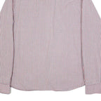 DIESEL Mens Red Blue Check Shirt L Casual Cotton Button Long Sleeve