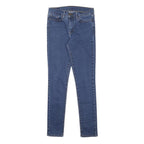 LEVI'S Womens Slim Blue Denim Slim Jeans W27 L30 Stretch Zip Closure