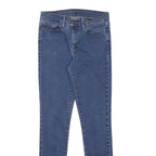 LEVI'S Womens Slim Blue Denim Slim Jeans W27 L30 Stretch Zip Closure