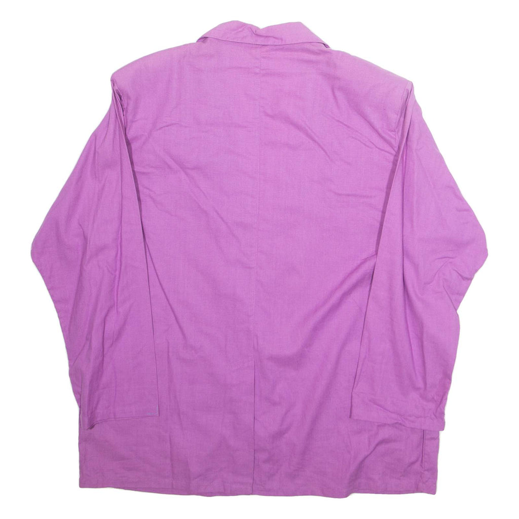 Womens Blazer Jacket Purple M