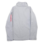 COLUMBIA Womens Grey Softshell Jacket L Polyester Zip Outdoor Casual