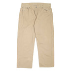 LEVI'S 501 Jeans Mens Beige Regular Straight W37 L28
