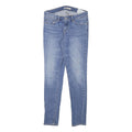 LEVI'S Womens Jeans Blue Slim Skinny Denim Medium W28 L28 Cotton Blend Zip