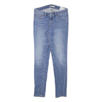 LEVI'S Womens Jeans Blue Slim Skinny Denim Medium W28 L28 Cotton Blend Zip