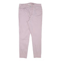 SEVEN7 Womens Cotton Blend Pink Slim Skinny Trousers W32 L28 Stylish Comfort