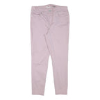 SEVEN7 Womens Cotton Blend Pink Slim Skinny Trousers W32 L28 Stylish Comfort