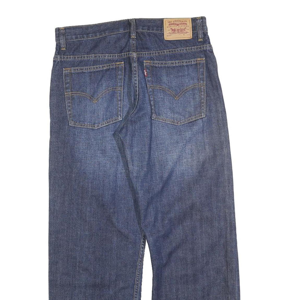 LEVI'S 577 Womens Relaxed Straight Denim Medium W32 L28 Comfortable Cotton Blend