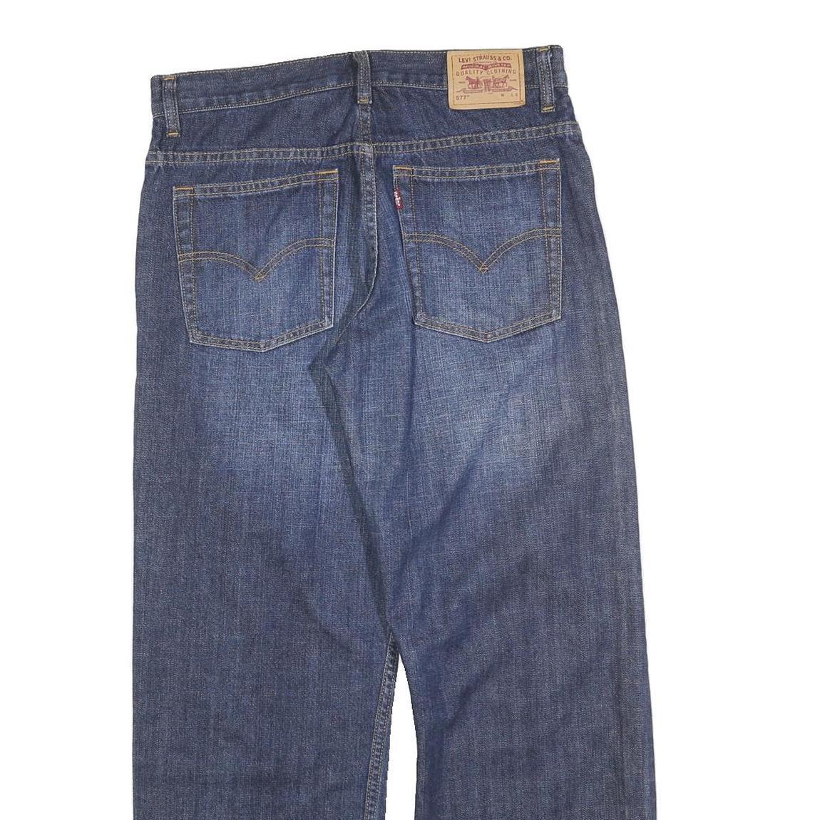 LEVI'S 577 Womens Relaxed Straight Denim Medium W32 L28 Comfortable Cotton Blend