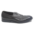 GUCCI Mens Leather Loafers Black UK 7.5 Elegant Formal Footwear