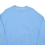 LEVI'S Womens Blue Crew Neck Sweatshirt S Cotton Blend Casual Pullover