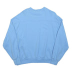 LEVI'S Womens Blue Crew Neck Sweatshirt S Cotton Blend Casual Pullover