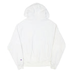 CHAMPION Mens White Hoodie M Cotton Blend Pullover Sweatshirt