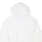 CHAMPION Mens White Hoodie M Cotton Blend Pullover Sweatshirt