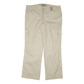 DICKIES Womens Cotton Blend Beige Relaxed Cargo Trousers W38 L31 Workwear Zip