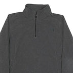 THE NORTH FACE Womens Grey Pullover Plain Crew Neck Knit L Polyester Blend