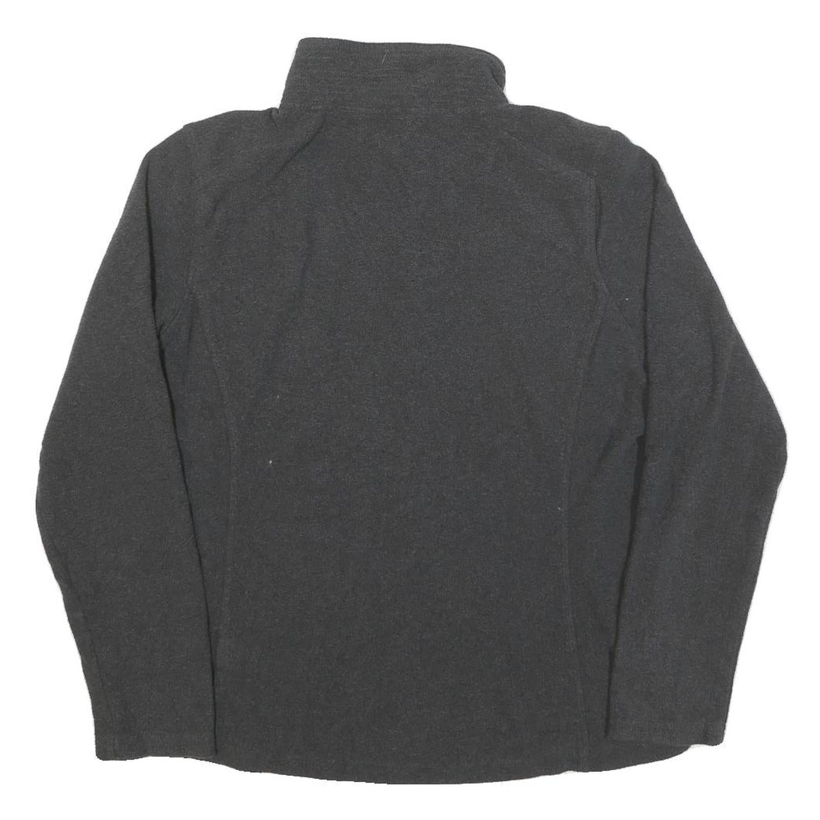 THE NORTH FACE Womens Grey Pullover Plain Crew Neck Knit L Polyester Blend