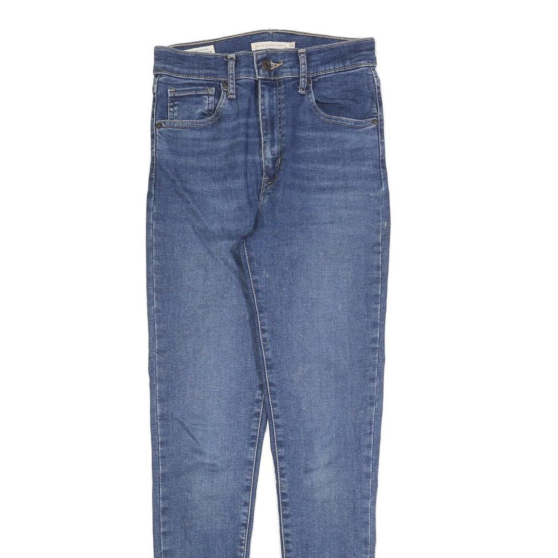 LEVI'S Big E Womens Slim Blue Denim W28 L30 Slim Fit Zip Closure Jeans