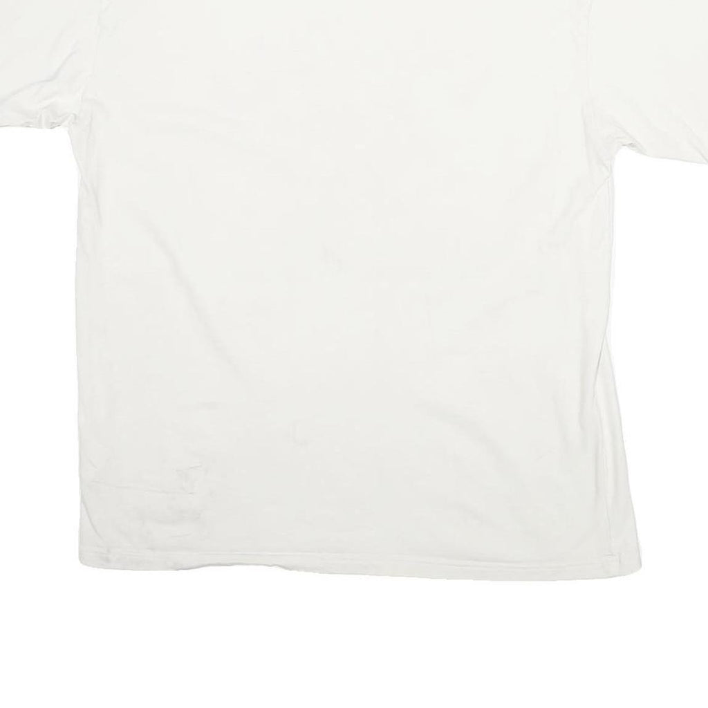 CAT Mens White Power Truck Graphic T-Shirt S Short Sleeve Crew Neck Workwear