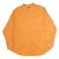 GAP Mens Orange Button-Down Cotton Shirt XL Casual Long Sleeve Classic Fit