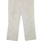 CARHARTT Mens Cotton Blend Beige Regular Fit Straight Leg Trousers W30 L30