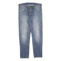 CARHARTT Mens Slim Blue Denim Jeans W34 L29 Classic Cotton Zip Casual Workwear