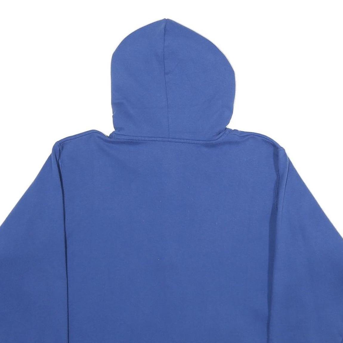 NFL Womens Blue Colts Full Zip Hoodie XL Drawstring Casual Sportswear