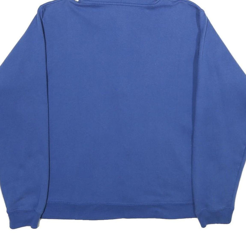 NFL Womens Blue Colts Full Zip Hoodie XL Drawstring Casual Sportswear