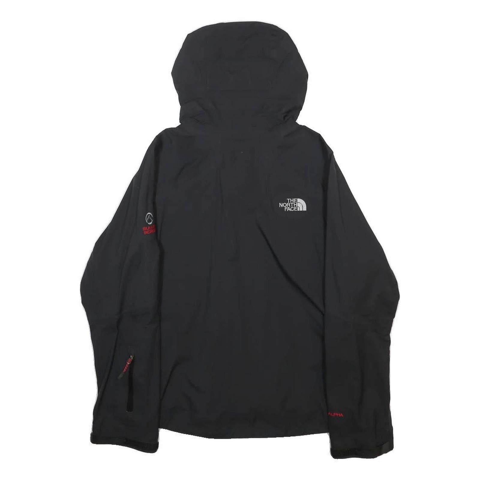 THE NORTH FACE Womens Black Summit Series Outdoor Jacket S Nylon Woven Zip