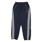ADIDAS Womens Joggers Navy Blue & White Classic Tapered S W24 L29 Sportswear