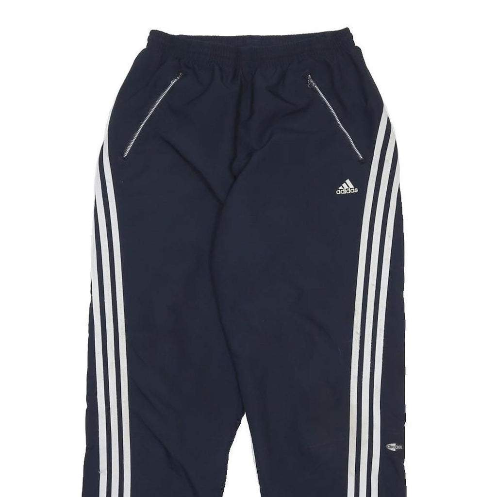 ADIDAS Womens Joggers Navy Blue & White Classic Tapered S W24 L29 Sportswear