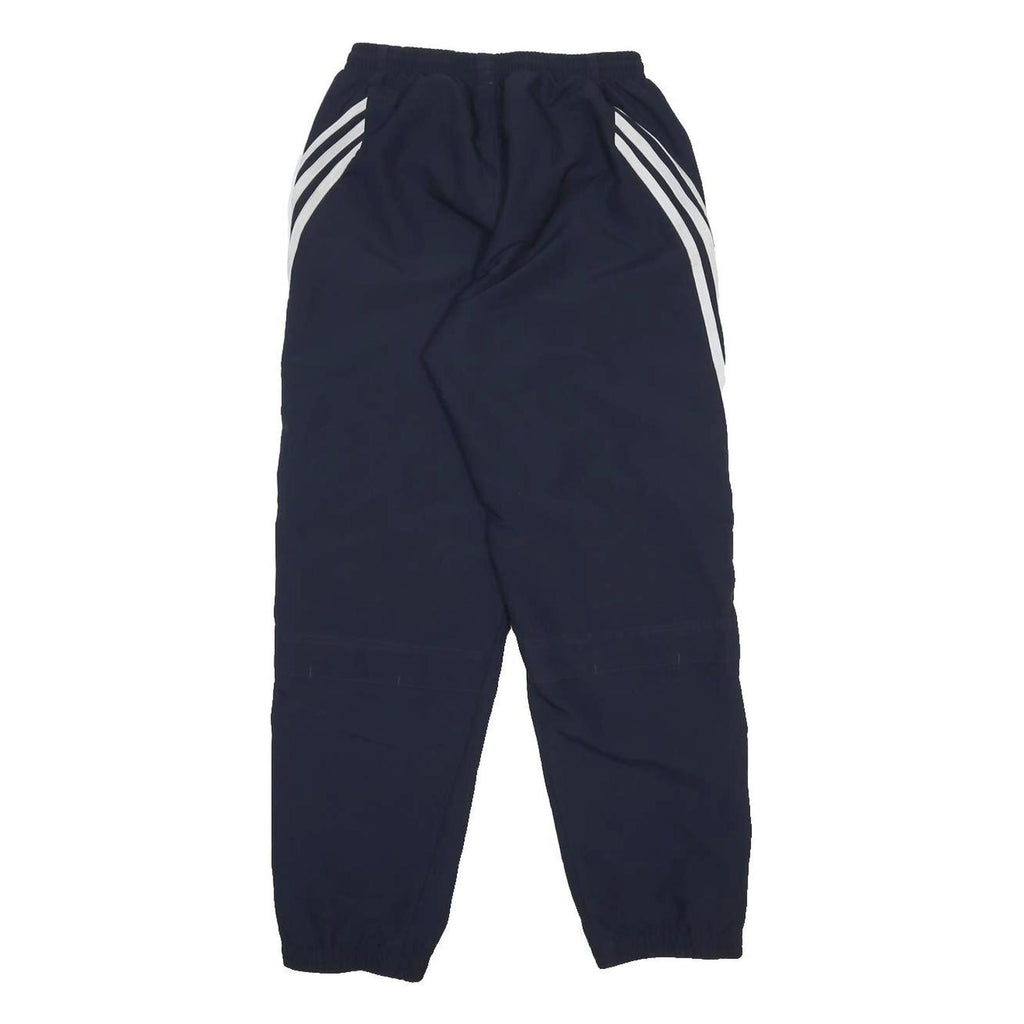 ADIDAS Womens Joggers Navy Blue & White Classic Tapered S W24 L29 Sportswear