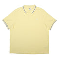 SLAZENGER Mens Yellow Short Sleeve Plain 3XL Polo Shirt Cotton Blend Casual