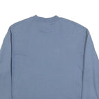 VANS Womens Blue Cotton Blend Floral Print Crew Neck Sweatshirt S Casual