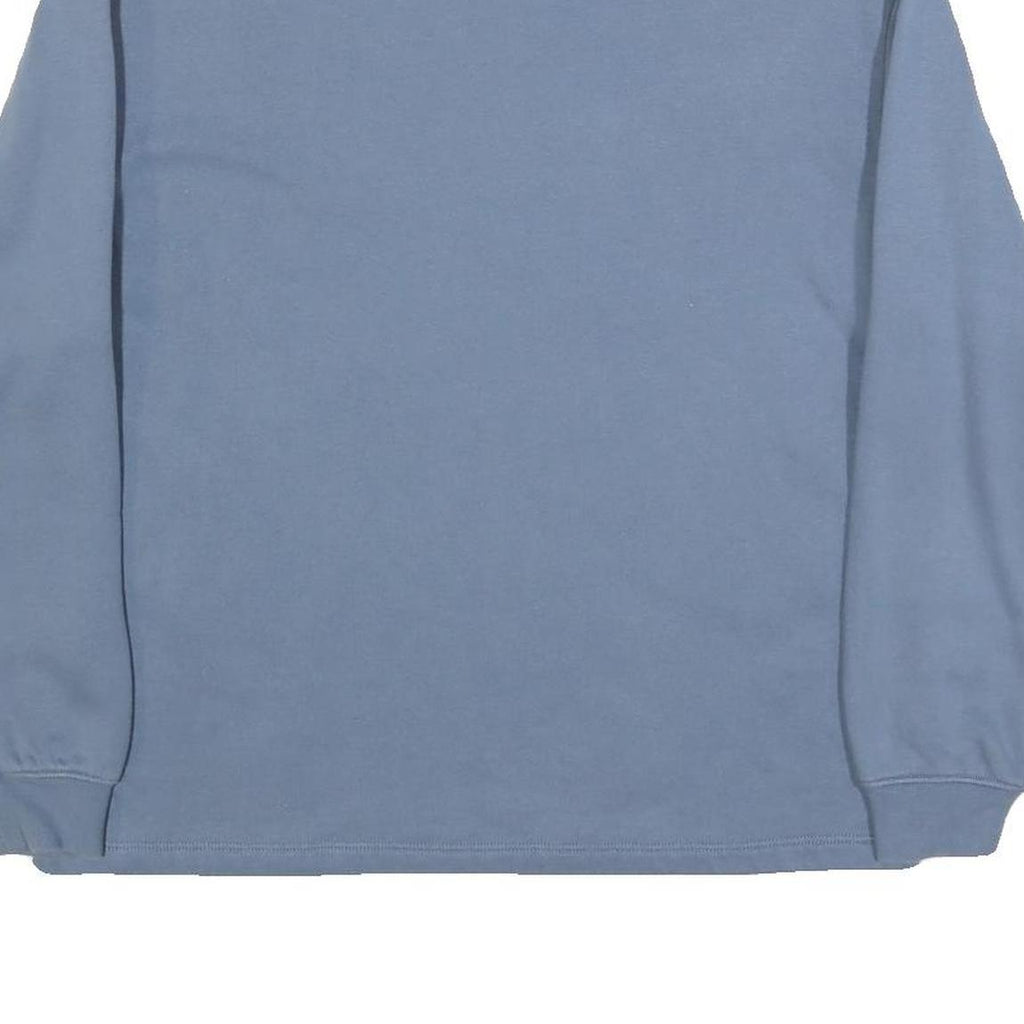 VANS Womens Blue Cotton Blend Floral Print Crew Neck Sweatshirt S Casual