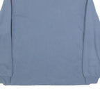 VANS Womens Blue Cotton Blend Floral Print Crew Neck Sweatshirt S Casual